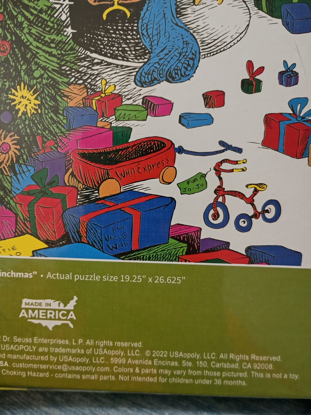 Dr. Seuss The Grinch 1000-Piece Christmas Puzzle - Multicolor - Picture 5 of 5